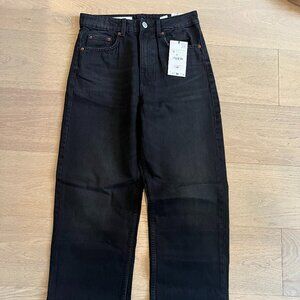 Never Worn Zara New Mom Jeans Black Size 06